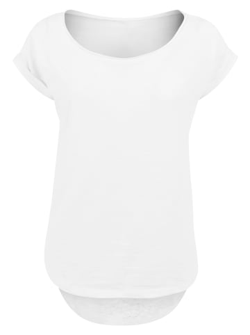 F4NT4STIC Long Cut T-Shirt Nishikigoi Koi Japan Grafik in weiß