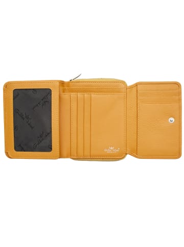 Golden Head Madrid Geldbörse RFID Leder 11,5 cm in senfgelb