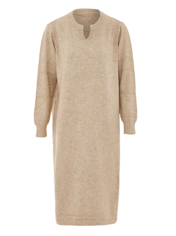 RISA Damen Strickkleid in Beige