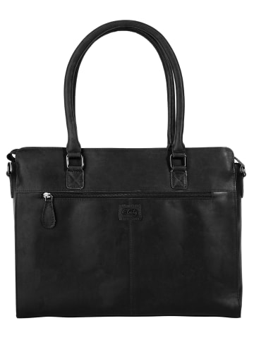 Cluty Shopper echt Leder in schwarz