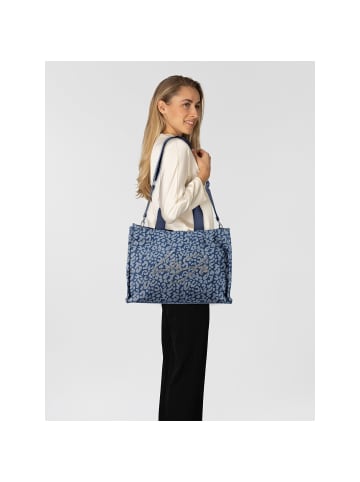 Liu Jo Shopper Tasche L 40 cm in denim blue