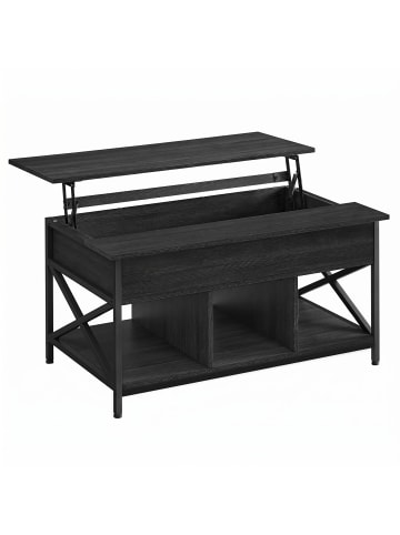 VASAGLE Couchtisch Daxton in Grau-Schwarz - (B)100 x (H)62 x (T)60 cm