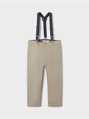 name it Chino Hose Gerade Twill in Beige