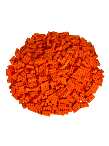 LEGO 2x4 Hochsteine 3001 - ab 3 Jahren in orange