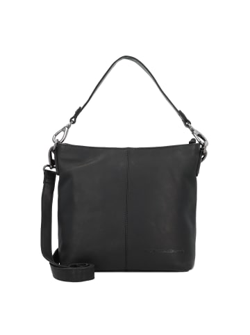 The Chesterfield Brand Wax Pull Up Schultertasche Leder 25 cm in schwarz