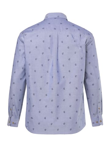 Men Plus Hemd in eisblau