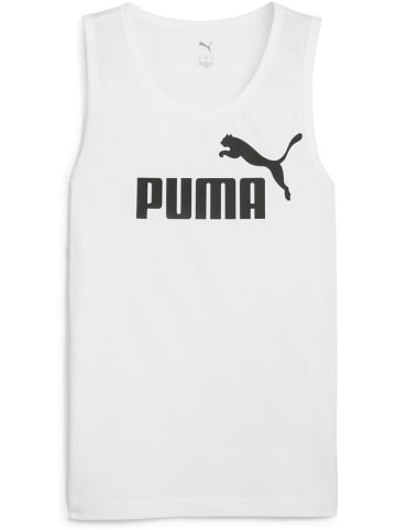 Puma Sportshirt "ESS No.1 Logo Tank" in Weiß