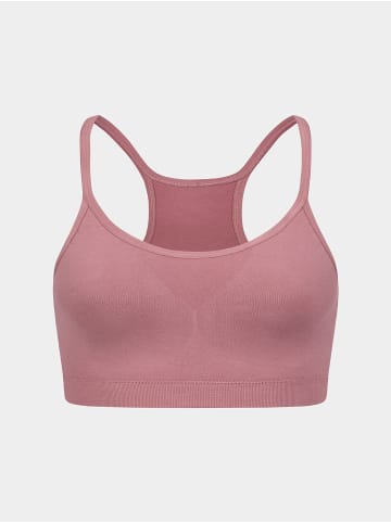 Erlich Textil  Lula Sport Bralette bügellos mittlerer Halt aus recyceltem Polyamid in mauve