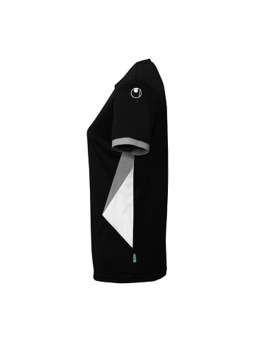 uhlsport  Trainings-T-Shirt Equipe 29 Women in schwarz/weiß/steingrau