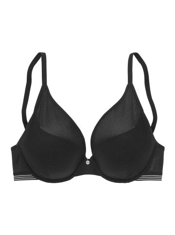 S. Oliver Push-up-BH in schwarz