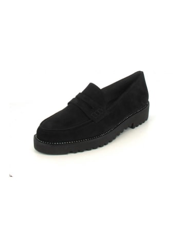 Paul Green Slipper Soft Suede in Schwarz