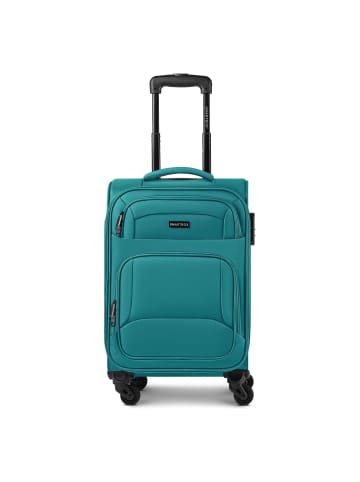 Smartbox Edition 04 4 Rollen Kabinentrolley 55 cm mit Dehnfalte petrol