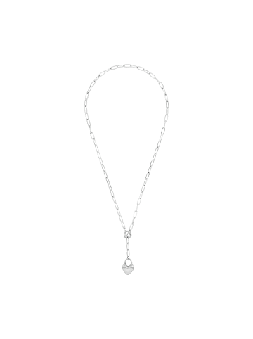 Tom Tailor Kette mit Anhänger Edelstahl in silber