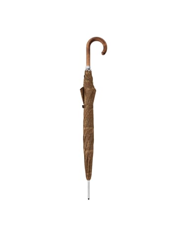 doppler Manufaktur Cottage Elegance Stockschirm 91 cm braun gemustert