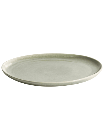 Beliani 12-tlg Tafelservice HOPS in Grün