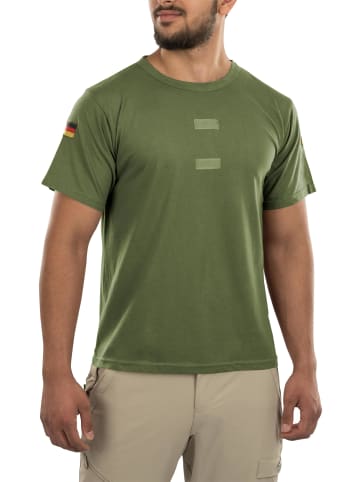 Normani Outdoor Sports Herren Tactical T-Shirt Tropen in Oliv