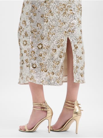 MOSS COPENHAGEN Paillettenrock MSCHMagnolia in silber gold - 0001