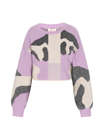 IZIA Damen Pullover in Lavendel Creme