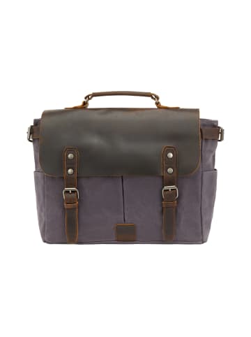DreiMaster Vintage Men Messenger Bag in Grey