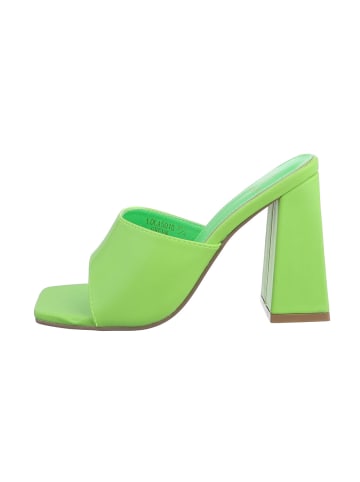 Ital-Design High-Heel Sandalette in Neongrün