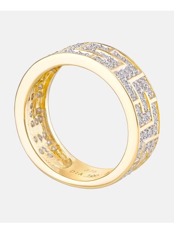 Diamant L'éternel Ring aus 375 Gelbgold mit 1 Karat Diamant