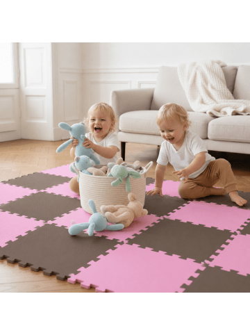 LittleTom Baby Spielmatte Eva 18-tlg. im zwei Farben Mix