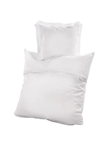 Erwin Müller Linon Baby-Bettwäsche in weiß