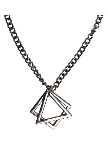 Urban Classics Urban Classics Unisex Mercury Layering Necklace in gunmetal