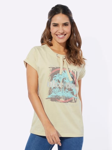 Sieh an! Kurzarmshirt in sand-taupe