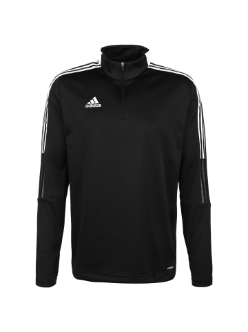 adidas Performance Sweatshirt Tiro 21 in schwarz / weiß