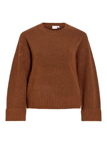 Vila Strickpullover in Chocolate Brown