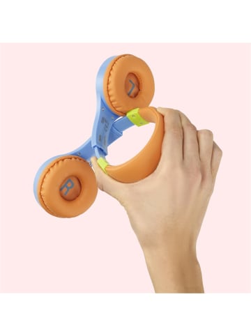 Hama Kinderkopfhörer, kabelgebunden, On-Ear, Blau/Bunt in Orange