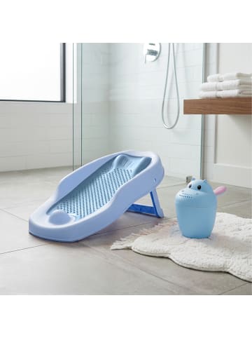 relaxdays 2-tlg. Baby-Badehilfe-Set in Blau