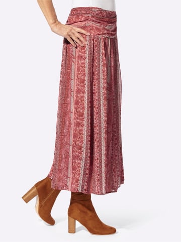 WITT WEIDEN Druck-Rock in rosenholz-cognac-bedruckt