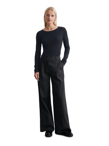 Marc O'Polo Langarm-Strickpullover slim in deep night blue
