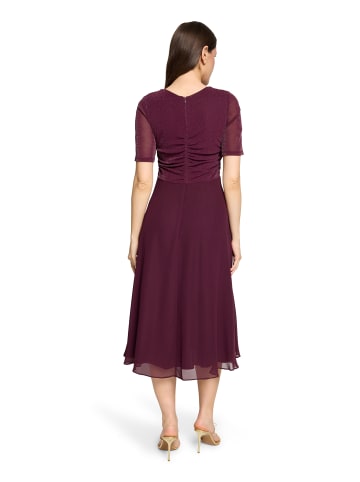 Vera Mont Kleid in aubergine - 0002