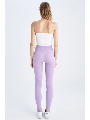 DeFacto Leggings SEAMLES LEGGING FIT in Flieder