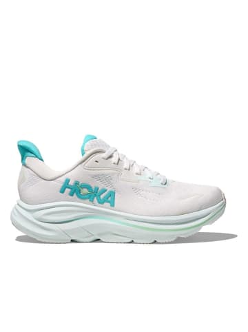 HOKA Laufschuh CLIFTON 10 in white / cielo blue