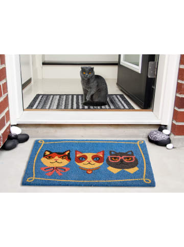 Beliani Fußmatte MOJICAP in Bunt - (W) 60 x (L) 90 cm