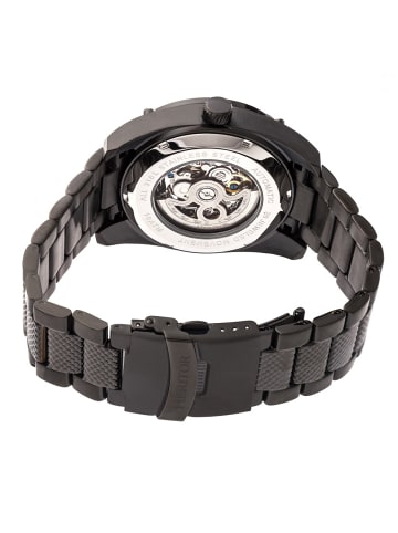 Heritor Daniels Halbskelett-Armbanduhr in Black