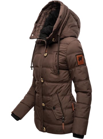 Navahoo Winterjacke Zoja in Dark Choco