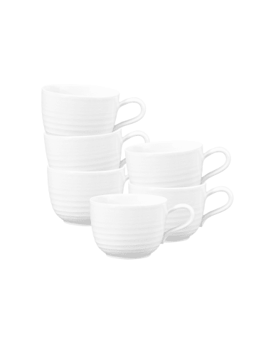 Seltmann Weiden 6er Set Kaffeetassen Terra 260 ml in Weiß