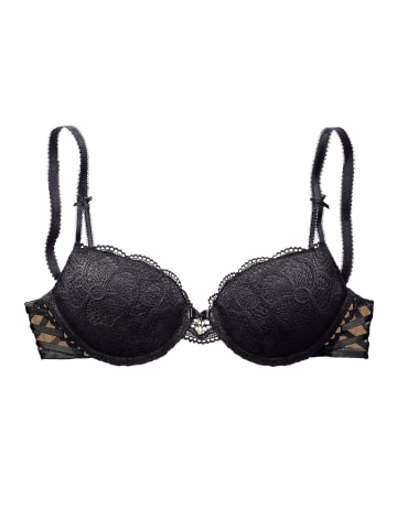 LASCANA Push-up-BH in schwarz