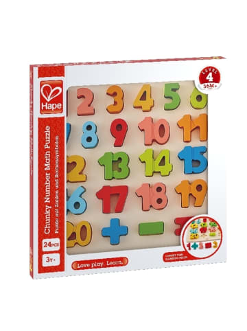 Toynamics Europe Hape Puzzle mit Zahlen & Rechensymbolen (Kinderpuzzle)