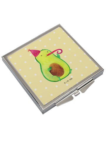 Mr. & Mrs. Panda Handspiegel Avocado Feier ohne Spruch in Gelb Pastell