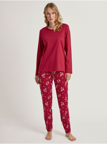 Calida Pyjama in rio red