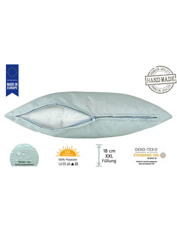 JACK Outdoor Dekokissen 45x45cm inkl. XXL Füllung in Silber