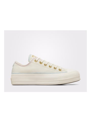 Converse Nähten Chuck in 286-EGRET/TRUE SKY/GOLD
