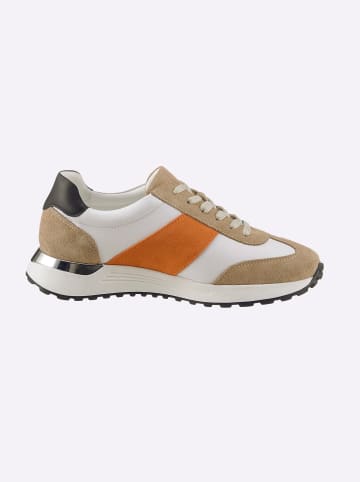 Heine Sneaker in weiß-orange