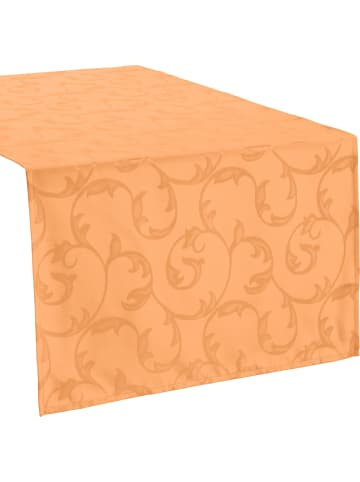 Erwin Müller Jacquard Tischläufer Greven in orange
